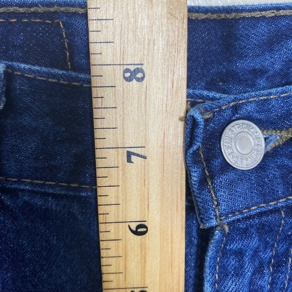 Levi’s Bootcut Dark Wash Low Rise Jeans Womens Casual Made in USA VTG - Picture 3 of 8